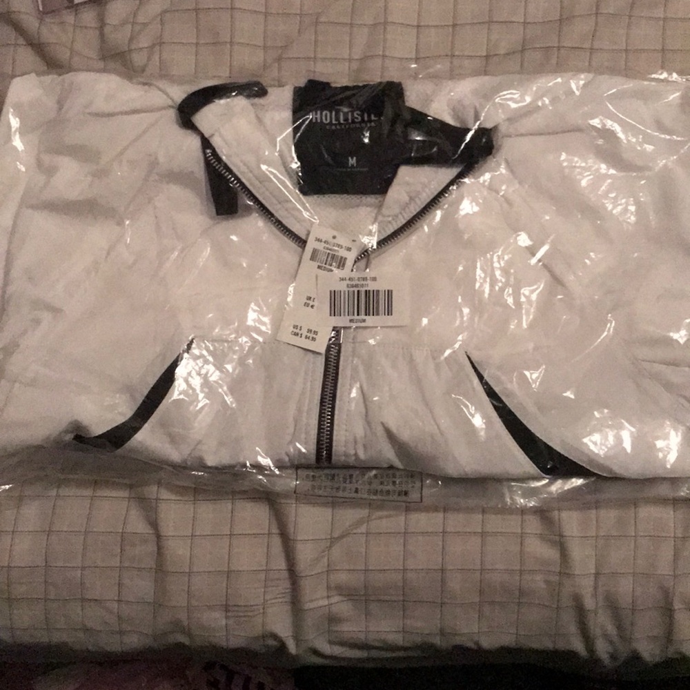 A cropped jacket